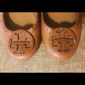 Tory Burch Leather Insignia Flats
